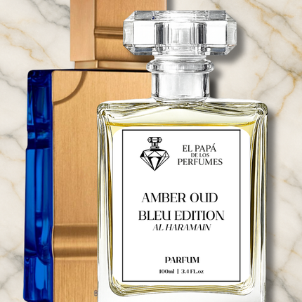 Inspirado en Amber Oud Bleu Edition – Al Haramain