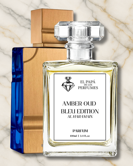 Inspirado en Amber Oud Bleu Edition – Al Haramain