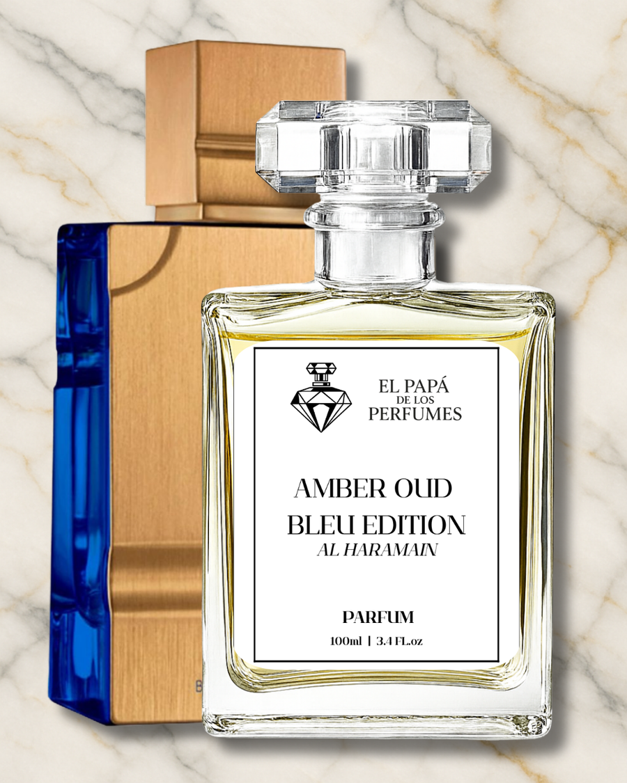 Inspirado en Amber Oud Bleu Edition – Al Haramain