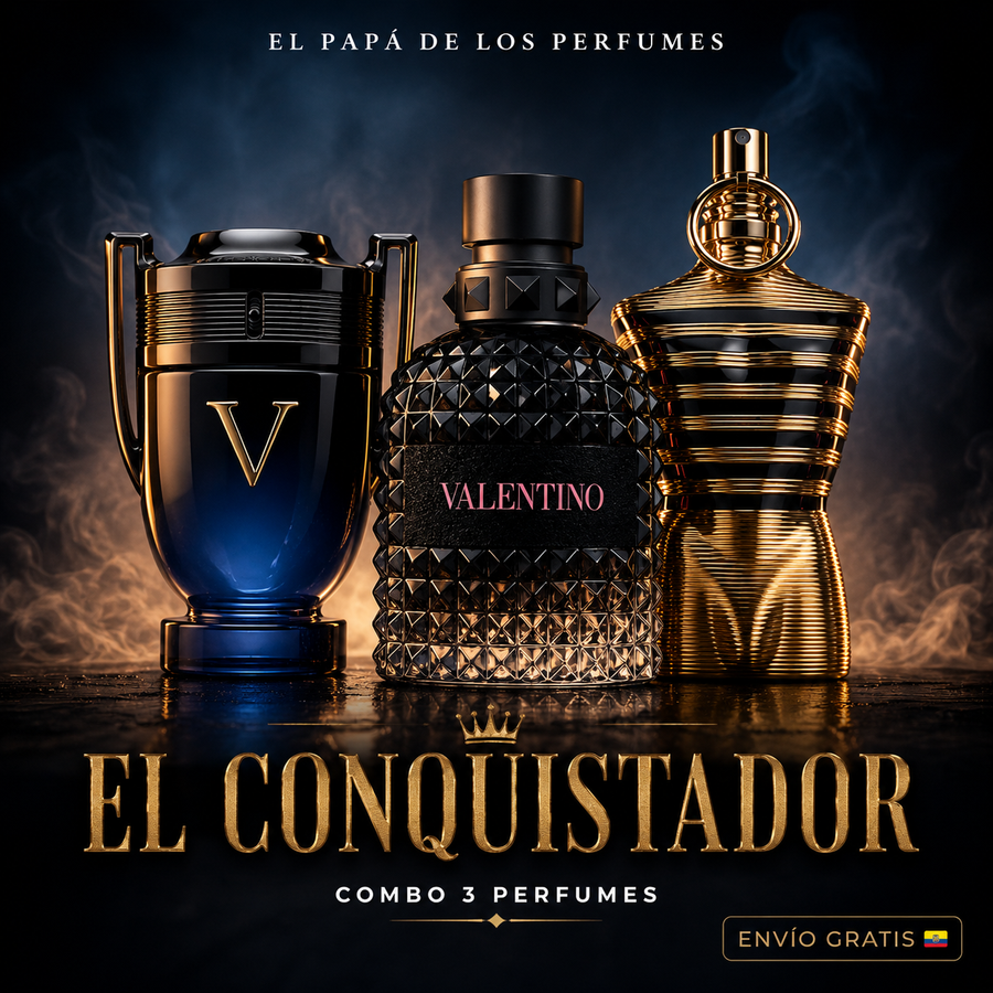 Combo 1 — El Conquistador 🔥 (3 perfumes)