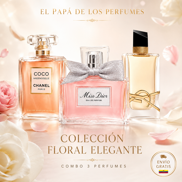 Combo 7 — Colección Floral Elegante 🌸 (3 perfumes)