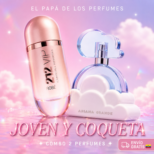 Combo 10 — Joven y Coqueta 💕 (2 perfumes)