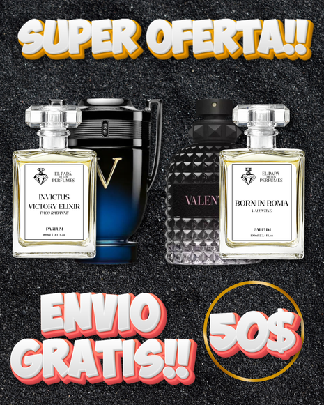 Valentino born in roma "Parfum 100ml" / Invictus victory elixir "Parfum 100ml" 🔥