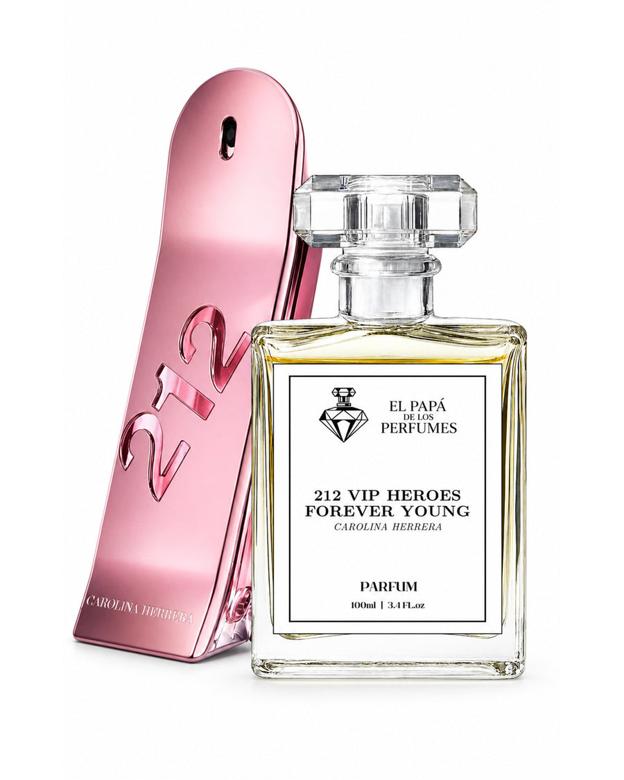 212 VIP Heroes Forever Young - perfume inspirado de El Papa de los Perfumes