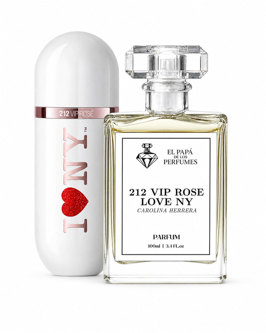 212 VIP Rose Love NY - perfume inspirado de El Papa de los Perfumes