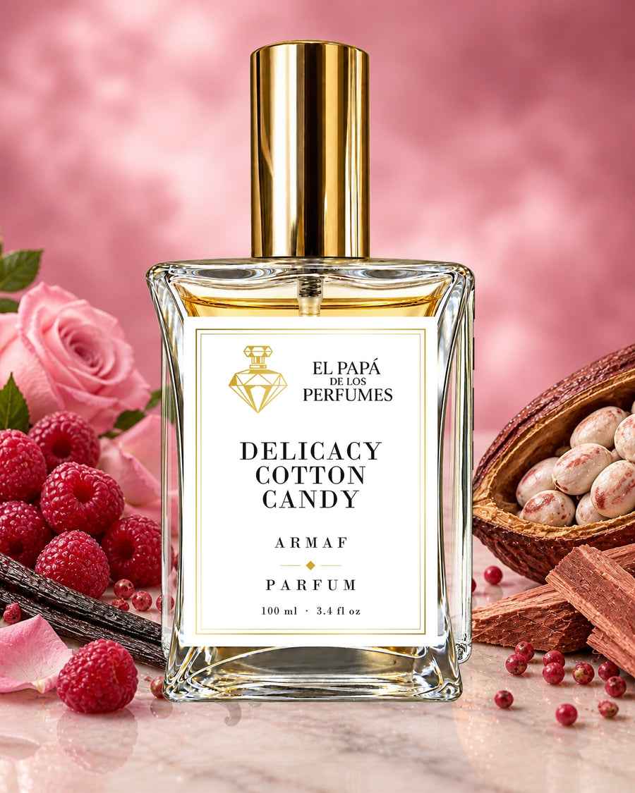 Delicacy Cotton Candy - notas y aroma, El Papa de los Perfumes
