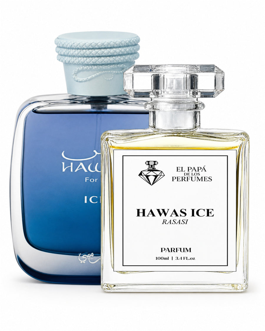 Hawas Ice - perfume inspirado de El Papa de los Perfumes