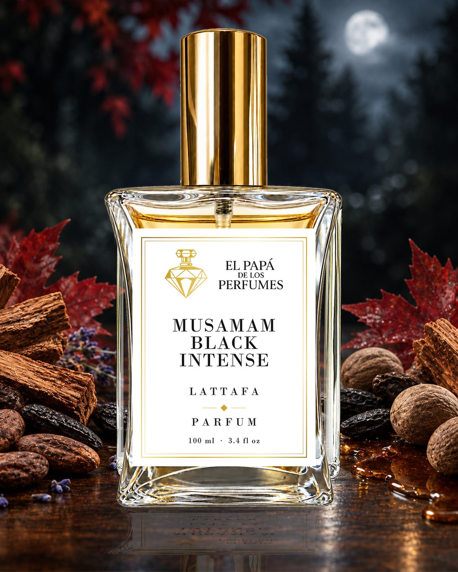 Musamam Black Intense - notas y aroma, El Papa de los Perfumes