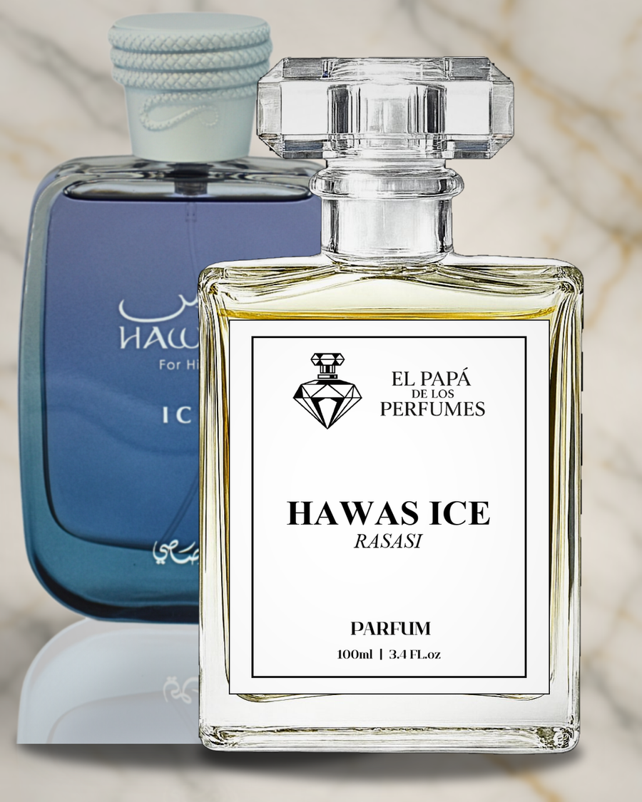 Perfume inspirado en Hawas Ice de Rasasi — El papá de los perfumes