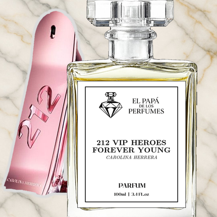 Inspirado en 212 VIP Heroes Forever Young Carolina Herrera - 100ml