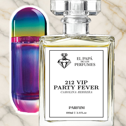 Inspirado en 212 VIP Party Fever Carolina Herrera - 100ml