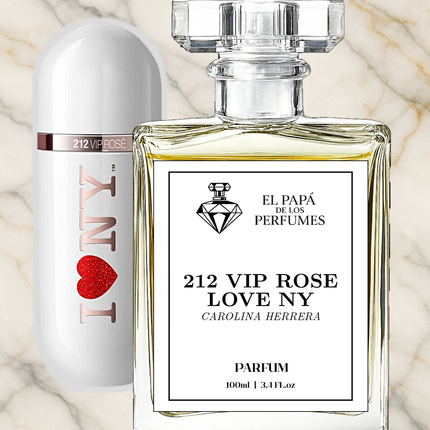 Inspirado en 212 VIP Rose Love NY