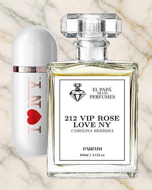Inspirado en 212 VIP Rose Love NY