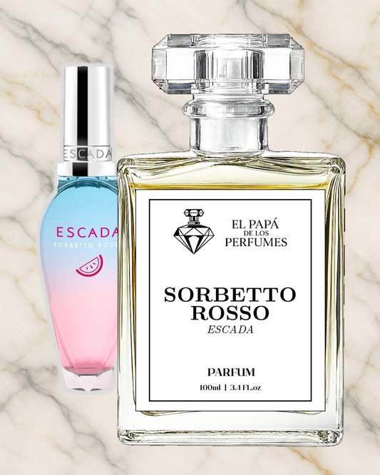 Inspirado en Sorbetto Rosso