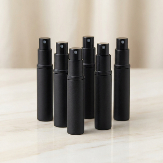 Set de minis - frascos negros para armar tu set